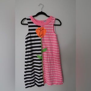Hartstrings floral, striped dress